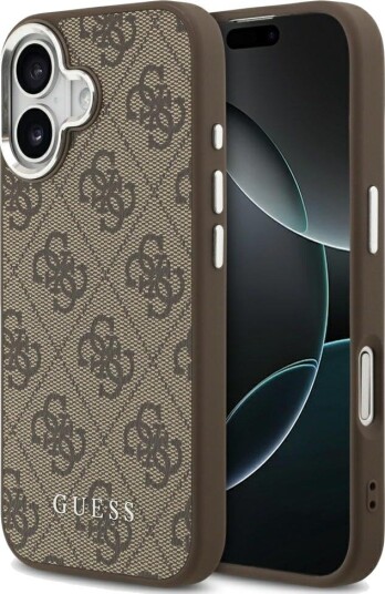 GUESS 4G Classic Logo MagSafe case for iPhone 17 - brown GUESS 4G Classic Logo MagSafe case for iPhone 17 - brown