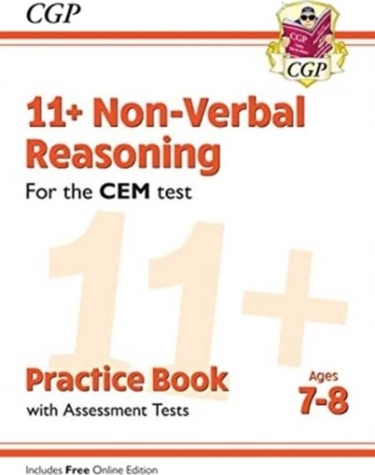 11+ Cem Non-Verbal Reasoning Practice Book & Assessment Tests - Ages 7-8 (With Online Edition): Unbe Av Cgp Books