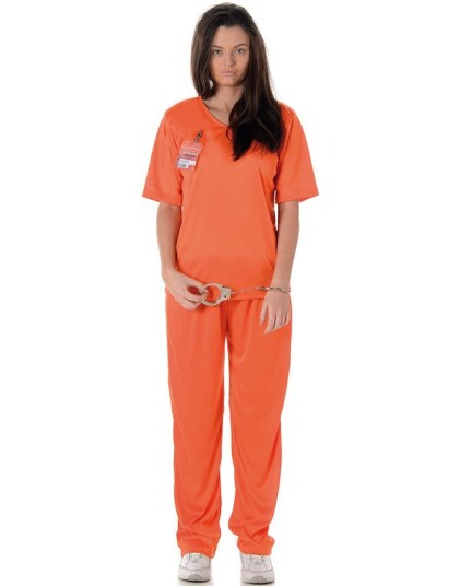 Orange is The New Black Inspirert Fangekostyme til Dame