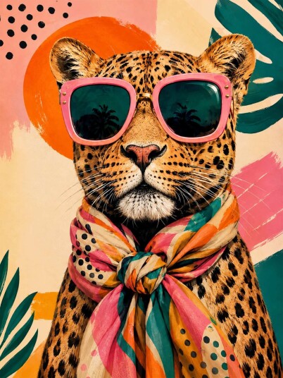 Poster   Chic Leopard Art