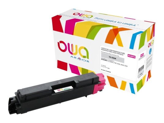 Owa - Magenta - Kompatibel - Genprodusent - Tonerpatron - For Kyocera Fs-C5350dn C5350dn/Kl3