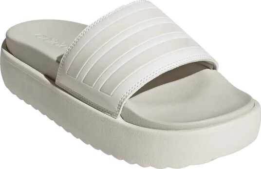 Adidas Sportswear Adilette Platform White 43 Adidas Sportswear Adilette Platform White 43