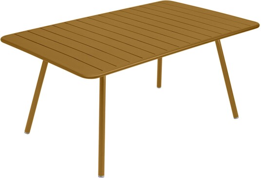 Fermob - Luxembourg Table 165 X 100 Cm, Gingerbread - Utendørs Spisebord - Frédéric Sofia - Brun - Metall