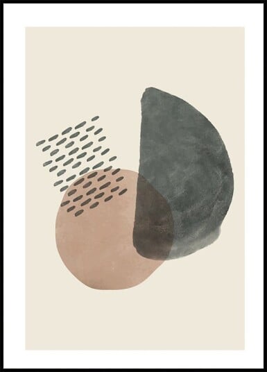 Abstract Shapes and Textures Plakat Plakat / 100x150cm