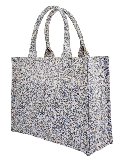 Bon Dep Tote Bag Mini Mw Liberty Annabel - Blue - ONE SIZE Bon Dep Tote Bag Mini Mw Liberty Annabel - Blue - ONE SIZE