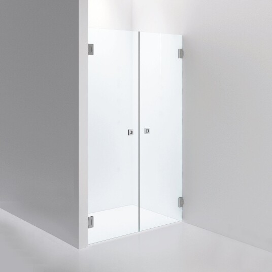 INR Iconic Nordic Rooms Dusjnisje ARC 3 Original Måltilpasset Brushed Brass / Bronse Glass