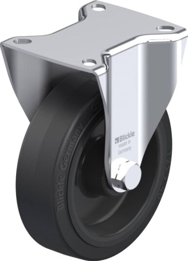 Blickle 851402 Bk-Poev Fast Hjul 125Xr-1 (125 Mm) Bæreevne 250 Kg (1 Stk.)