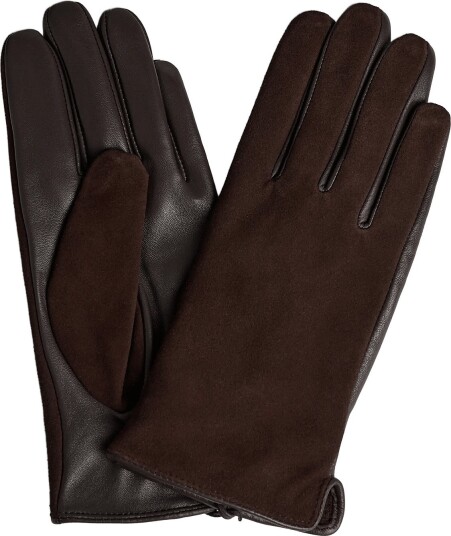 DEPECHE Gloves W. Suede 008 CHOCOLATE 7 DEPECHE Gloves W. Suede 008 CHOCOLATE 7