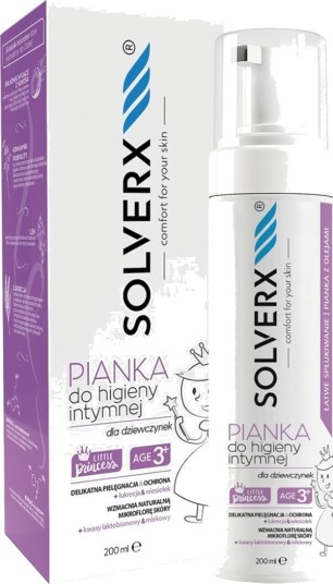 Solverx Solverx Little Princess Intimt Hygiene Skum For Jenter 3 Solverx Solverx Little Princess Intimt Hygiene Skum For Jenter 3