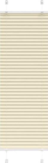 plisségardin krem 50x150 cm Stoff Bredde 49,4 Polyester