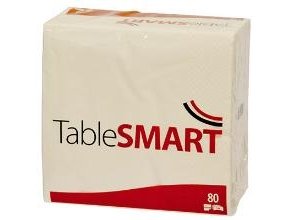 Serviet Tablesmart 33X33cm 3-Lag Hvit,20 Pk X 80 Stk