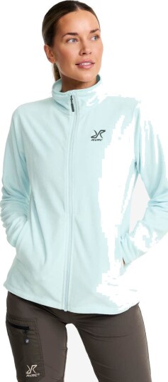 Revolutionrace Hiker Full zip Fleece Dame Delicate Blue XS Dame Overdeler Fleece & midlayers