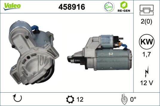 VALEO 458916 Starter VALEO 458916 Starter
