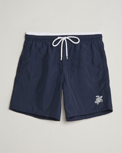 Vilebrequin Moka Swimshorts Marine/Blanc