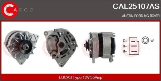 CASCO CAL25107AS Dynamo