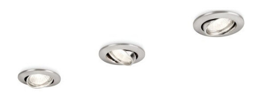 PHILIPS ENIF INNFELT 3X50W SPOTLYS NIKKEL 59243170000000