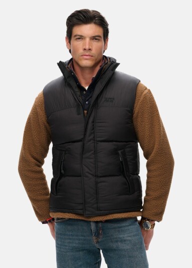 TECH PADDED GILET Black M Vester TECH PADDED GILET Black M Vester