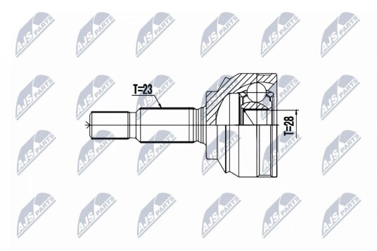 Nty Drivknute drivaksel NTY NPZ RE 067