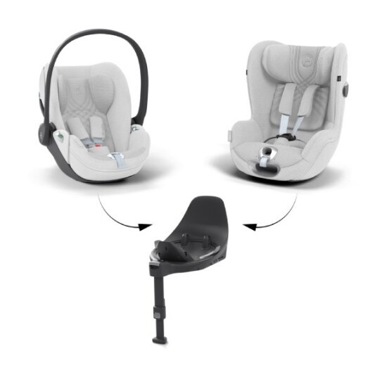 Cybex Bilstolpakke 3i1 T-Serie inkl. Cloud T Sirona T & Base T Plus Platinum White Cybex Bilstolpakke 3i1 T-Serie inkl. Cloud T Sirona T & Base T Plus Platinum White