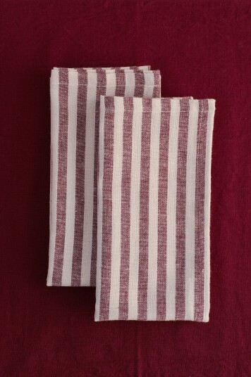 Jotex Serviett 2pakke rød/hvit HERIBERT 21729820293 Jotex Serviett 2pakke rød/hvit HERIBERT 21729820293