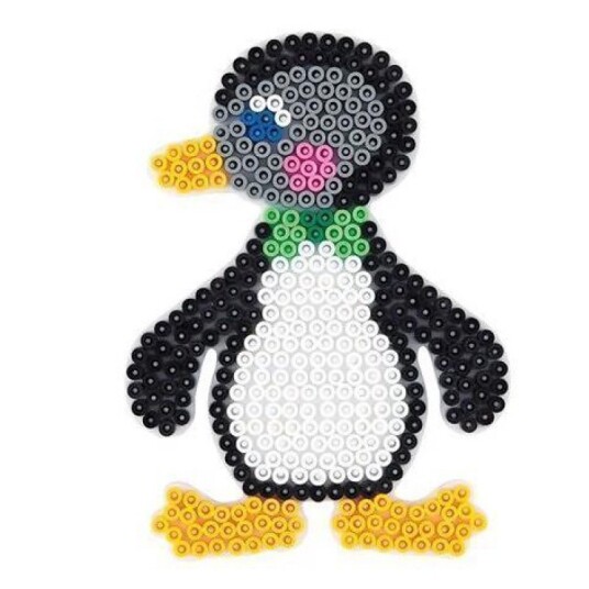Hama Ironing Beads Pegboard-Penguin