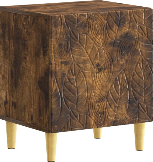 Nattbord Røkt Eik 43 x 34,5 x 50 cm Konstruert tre
