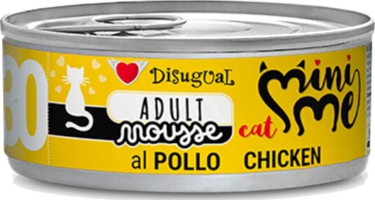 Disugual Våtfôr Mini Me Cat Mousse Kylling 24 X 85 G