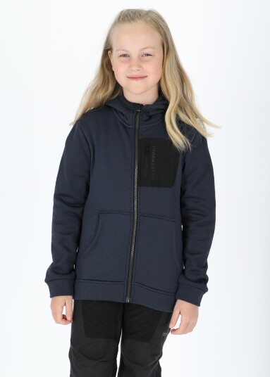 Swedemount Trondheim Stretch Full Zip Hood Jr Dk. Navy Melange 120 Hoodies Swedemount Trondheim Stretch Full Zip Hood Jr Dk. Navy Melange 120 Hoodies