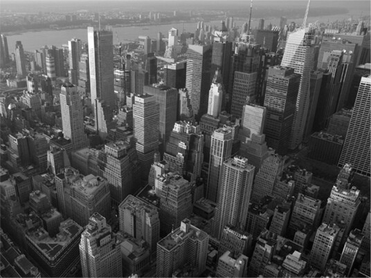 Fototapet New York Skyscrapers Bird's Eye View 400x309 - Artgeist sp. z o. o.