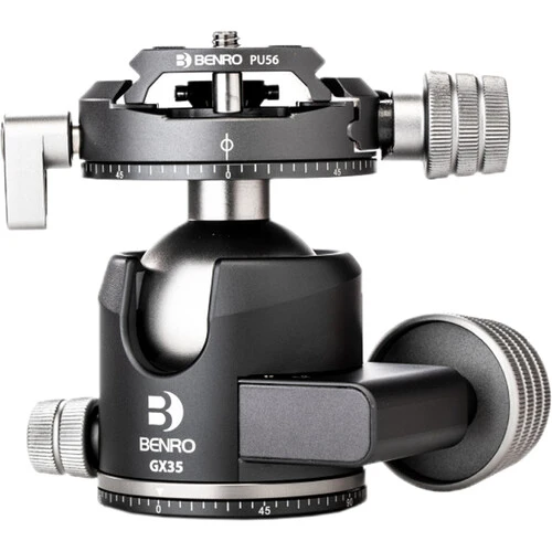 Benro GX35 Low Prof Ballhead PU56 Plate Benro GX35 Low Prof Ballhead PU56 Plate