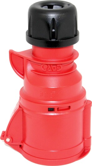 Garo Basic Skjøtekontakt IP44 5-polet 32 A 6 h, rød, Stikkontakter & kabler