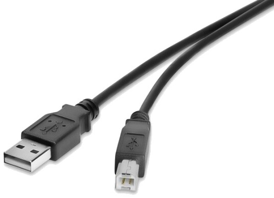 Renkforce Usb Kabel Rf 4463070 Usb 2.0 Usb A Hannkontakt Usb B Hannkontakt 1,00 M Gullbelagte Kontakter