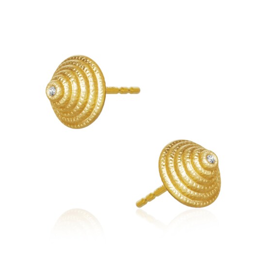 Dulong Thera Twist Øredobber 18 kt. Gull 0,012 ct. THE1-A2050 Dame Gold Dulong Thera Twist Øredobber 18 kt. Gull 0,012 ct. THE1-A2050 Dame Gold