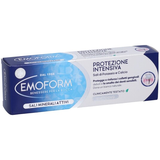 Tannkrem til svake tannhalser & følsomme tenner EMOFORM Intensive Protection 75 ml.