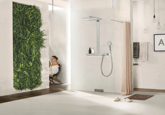 Hansgrohe Rainmaker Select 460 2jet 460x300 mm, EcoSmart 9 l/min, Hvit/Krom Hansgrohe Rainmaker Select 460 2jet 460x300 mm, EcoSmart 9 l/min, Hvit/Krom
