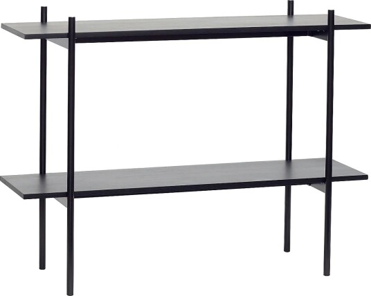 Hübsch Norm Shelf Single Small Black Black Hübsch Norm Shelf Single Small Black Black