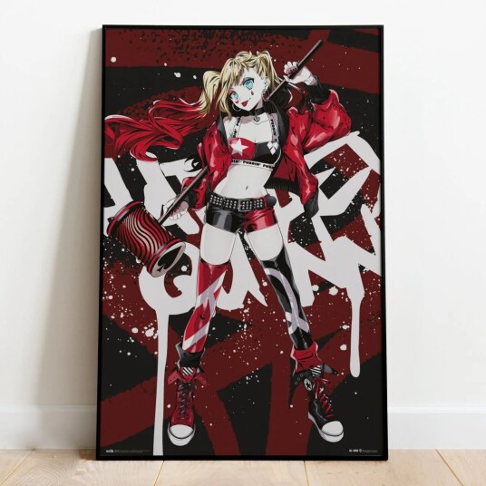 Harley Quinn Anime Plakat - 91,5 x 61 cm Harley Quinn Anime Plakat - 91,5 x 61 cm