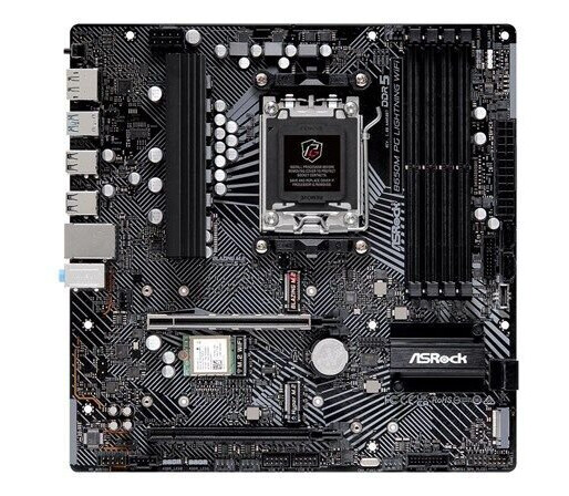 ASRock B650M PG Lightning WiFi - micro ATX - Socket AM5 - AMD B650 - AMD B650 - AMD AM5 socket - DDR5 RAM - Micro-ATX ASRock B650M PG Lightning WiFi - micro ATX - Socket AM5 - AMD B650 - AMD B650 - AMD AM5 socket - DDR5 RAM - Micro-ATX