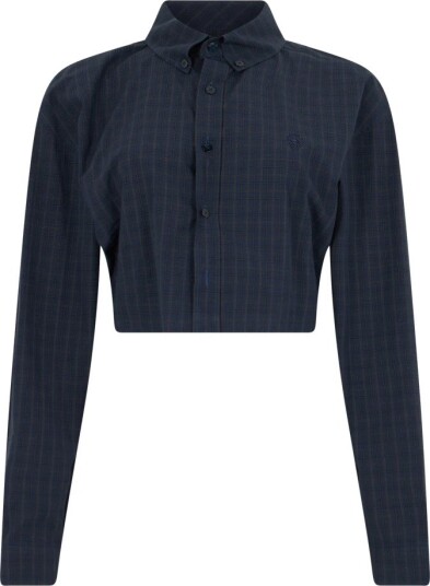 Gucci, Dame, Bluser & Skjorter, Blå, M,