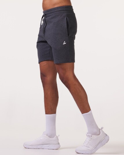 LEVITY Core Sweat Shorts Dark Grey Melange - S