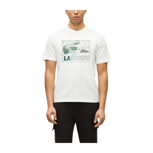 Lacoste Herre Topper Hvit S Lacoste Herre Topper Hvit S