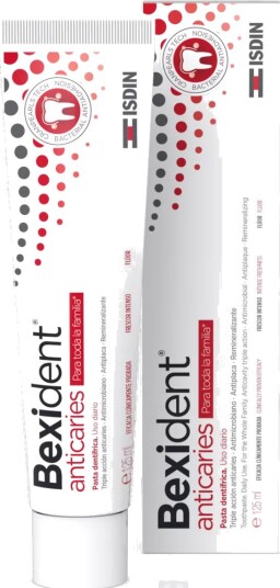 Tannkrem med høy fluor BEXIDENT AntiCaries Cranpearls Tech 125 ml