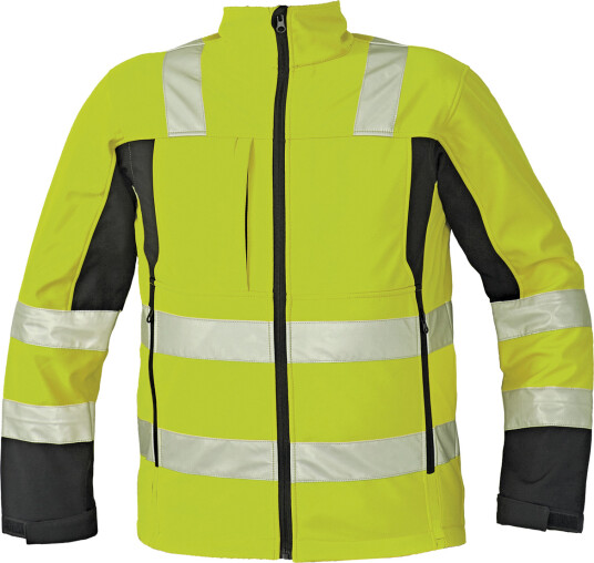 Cerva Malton Softshell Jakke Hi-Viz Gul Str. S