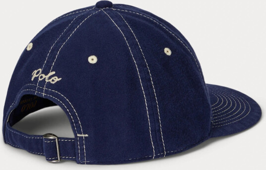 Polo Ralph Lauren Felt-Patch Chamois Ball Cap - Grey - ONE SIZE