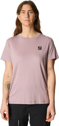 Houdini Women"s Tree Message Tee Sky Purple / Retro Rebel L