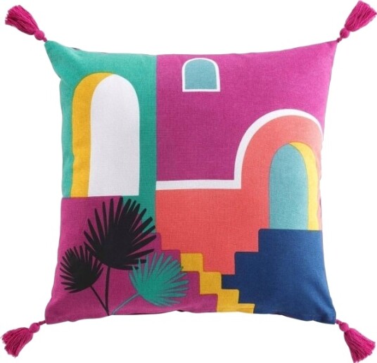Dekorativ Bomullspute Med Trykk Senorita 45 X 45 Cm