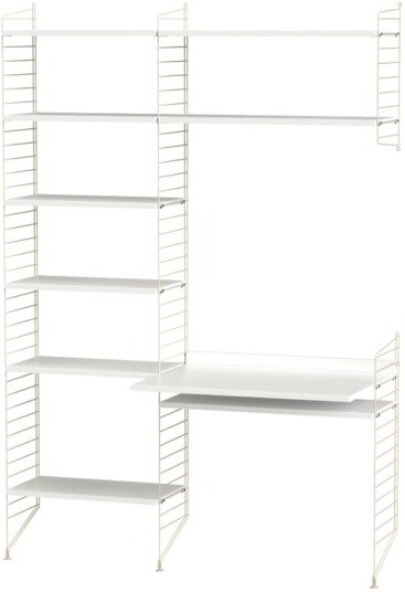 String kontor hvit & beige Kombinasjon G