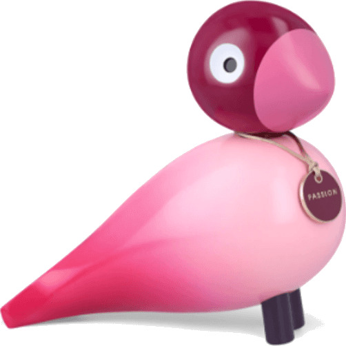 Kay Bojesen Denmark Story Bird sangfugl Passion 15,5 cm rosa Kay Bojesen Denmark Story Bird sangfugl Passion 15,5 cm rosa