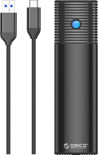 Orico M.2 SATA Harddiskkabinett USB-C Svart