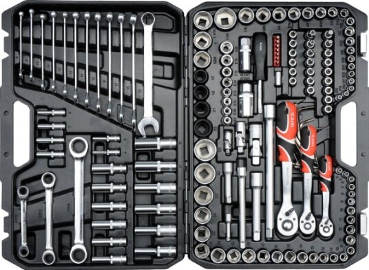 Yato YT-38811 Pipenøkkelsett 150 Deler Kromvanadiumstål 20-24 Mm Håndverktøy Yato YT-38811 Pipenøkkelsett 150 Deler Kromvanadiumstål 20-24 Mm Håndverktøy